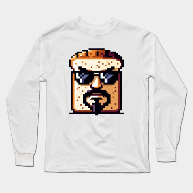 Bread Baking Rebel Long Sleeve T-Shirt by Pixel Punkster